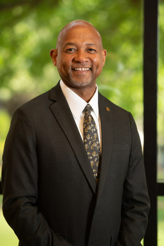 This is a photo of Jean-Noel Thompson, the executive vice president at Harding University.